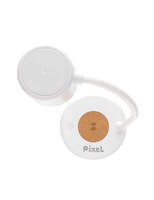 Lampe Zenara avec chargeur sans fil 15 W personnalisable