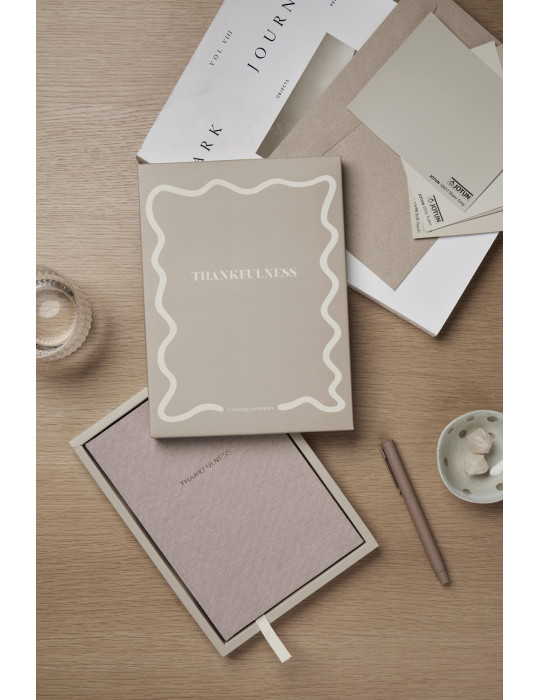Journal A5 Vinga Thankfulness papier recyclé GRS personnalisable