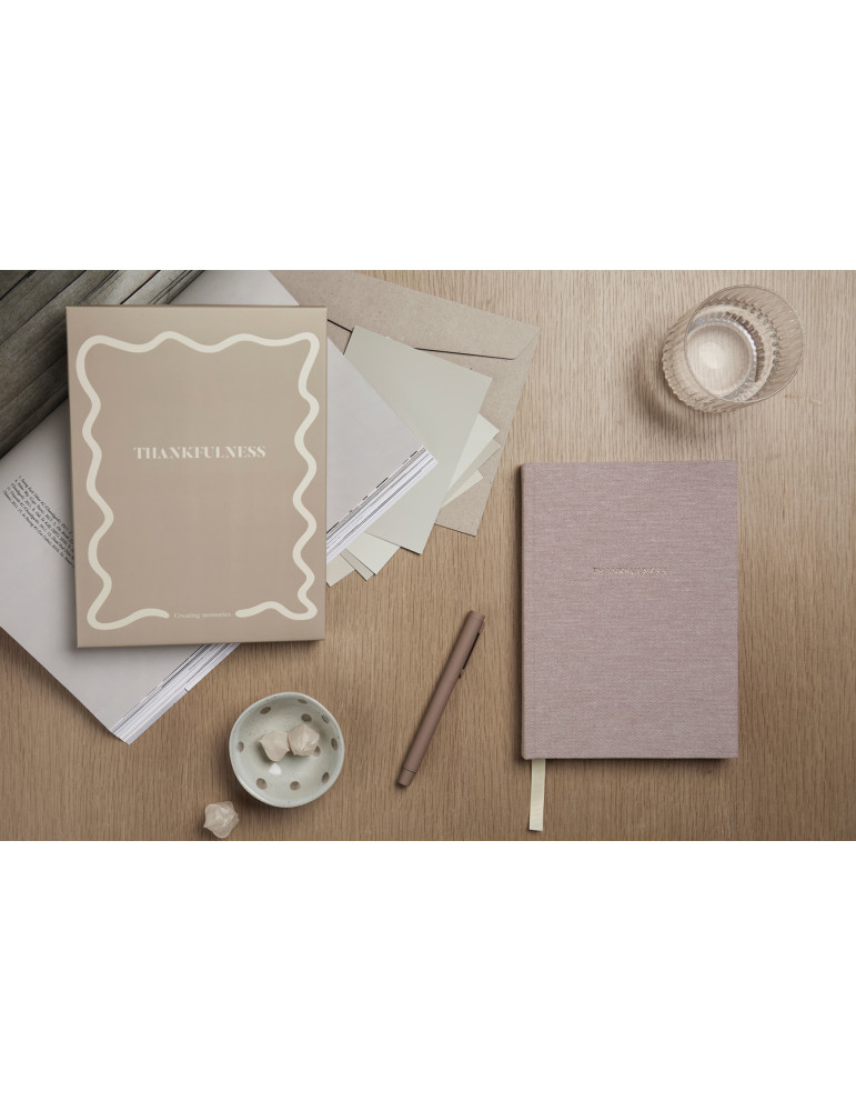Journal A5 Vinga Thankfulness papier recyclé GRS personnalisable