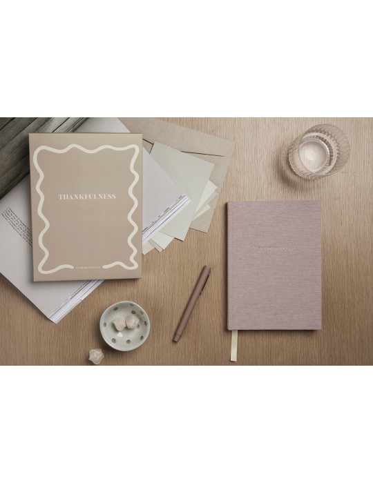 Journal A5 Vinga Thankfulness papier recyclé GRS personnalisable