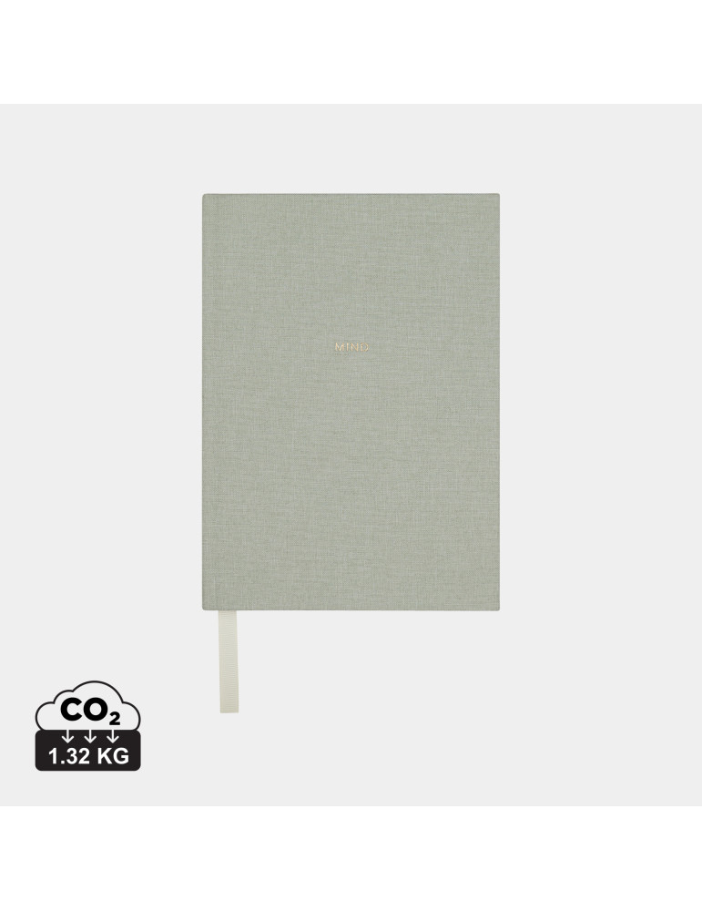 Journal A5 Vinga Mind papier recyclé GRS personnalisable