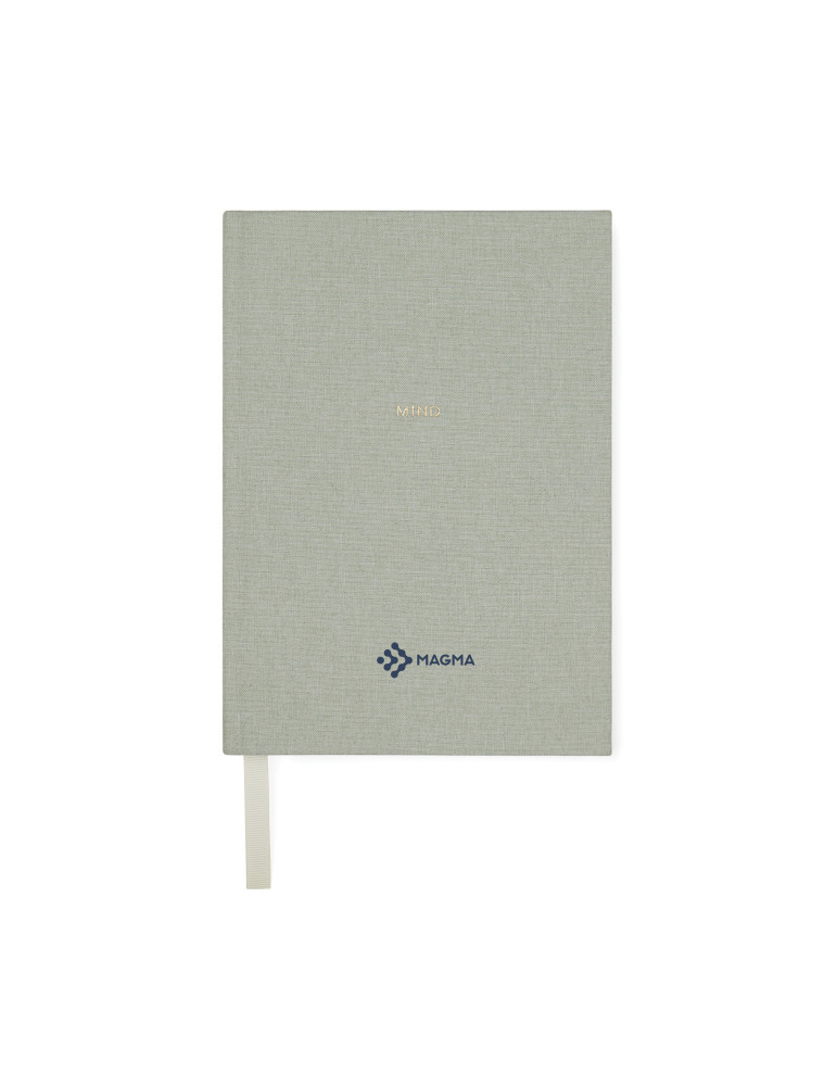 Journal A5 Vinga Mind papier recyclé GRS personnalisable