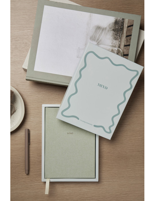Journal A5 Vinga Mind papier recyclé GRS personnalisable