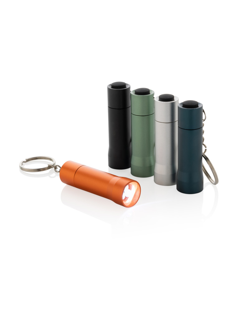 Porte-clés torche Flash en aluminium RCS personnalisable