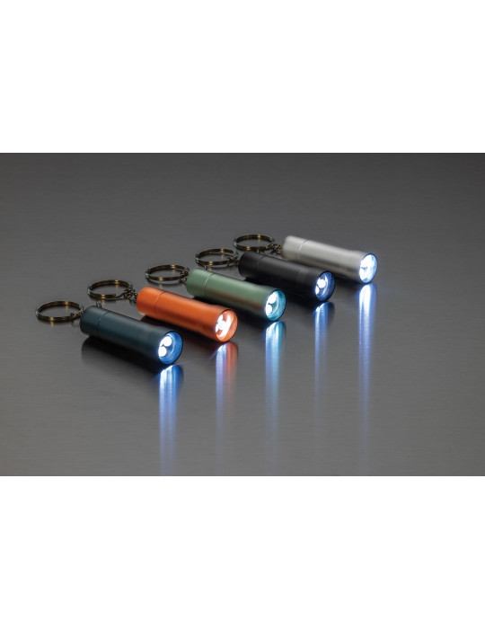 Porte-clés torche Flash en aluminium RCS personnalisable