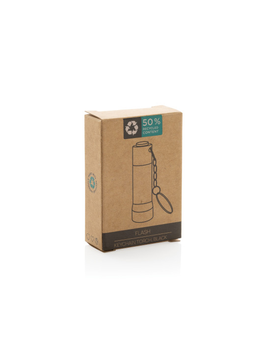 Porte-clés torche Flash en aluminium RCS personnalisable