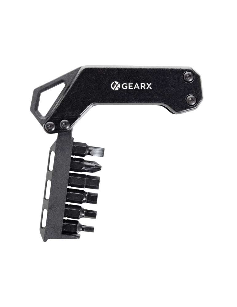 Tournevis de poche GearX à 6 embouts personnalisable