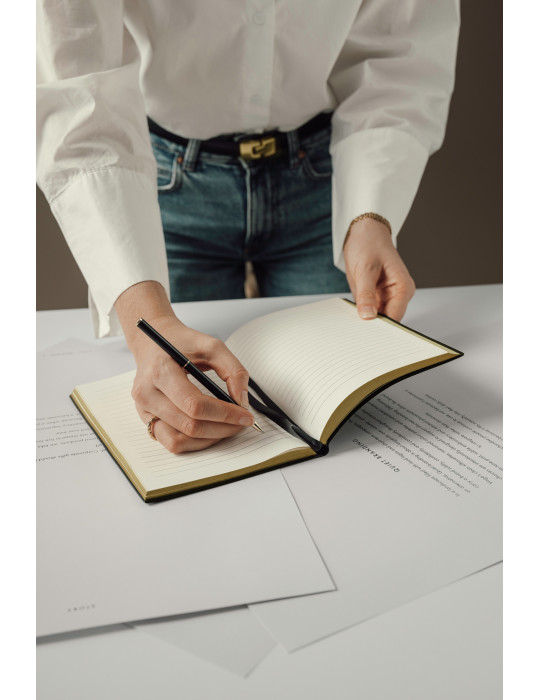 Coffret d’écriture Vinga Arlo carnet A5 et stylo RCS personnalisable