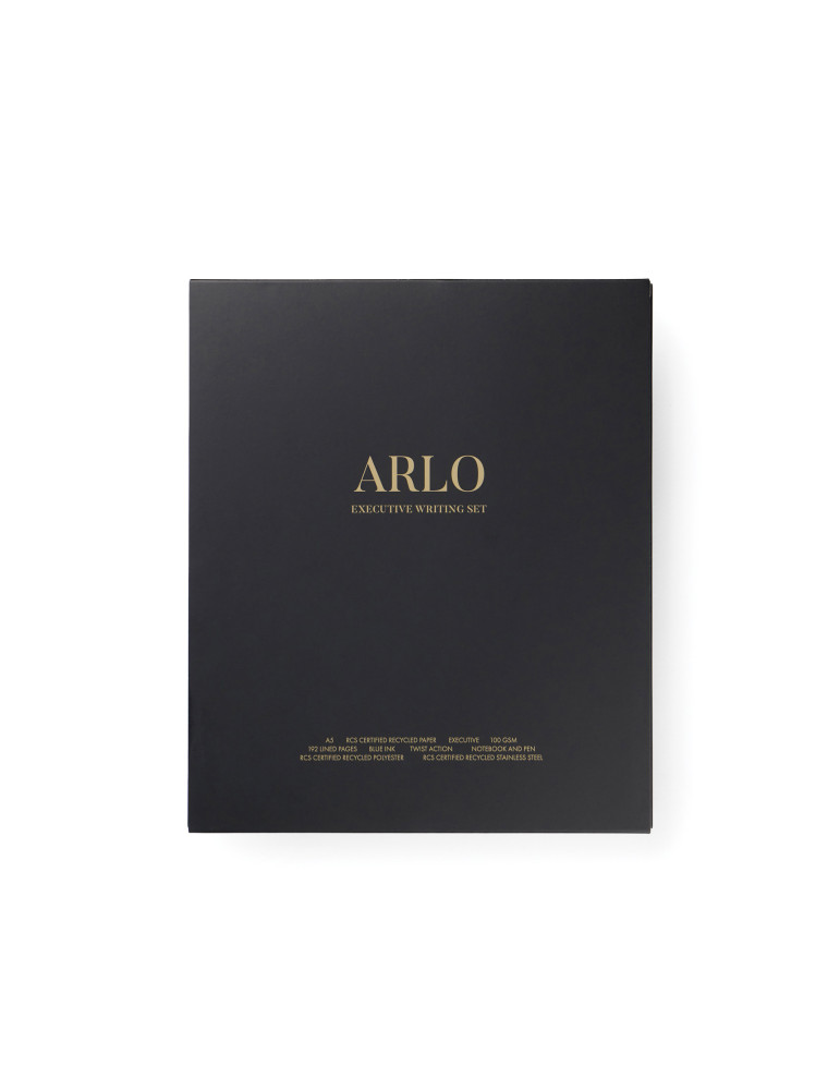 Coffret d’écriture Vinga Arlo carnet A5 et stylo RCS personnalisable
