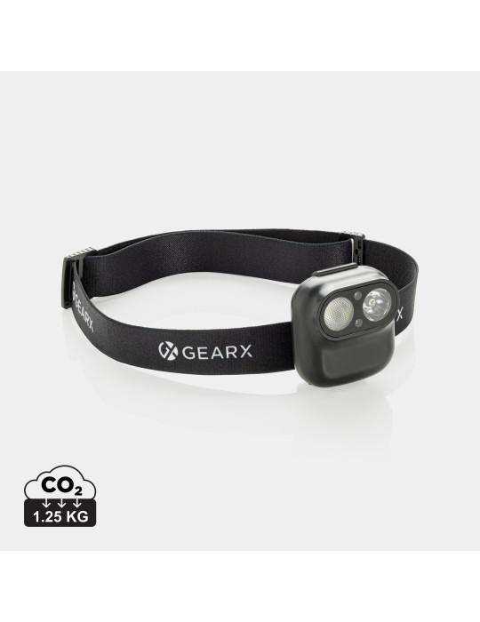 Lampe frontale GearX 500 lm à capteur RCS personnalisable
