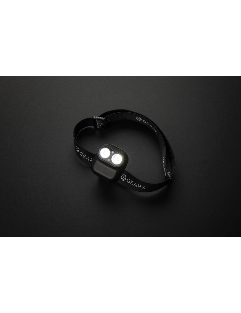 Lampe frontale GearX 500 lm à capteur RCS personnalisable
