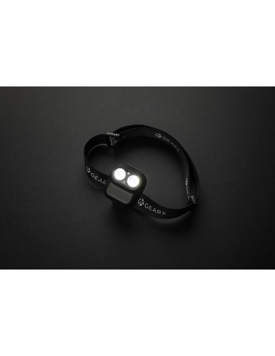 Lampe frontale GearX 500 lm à capteur RCS personnalisable