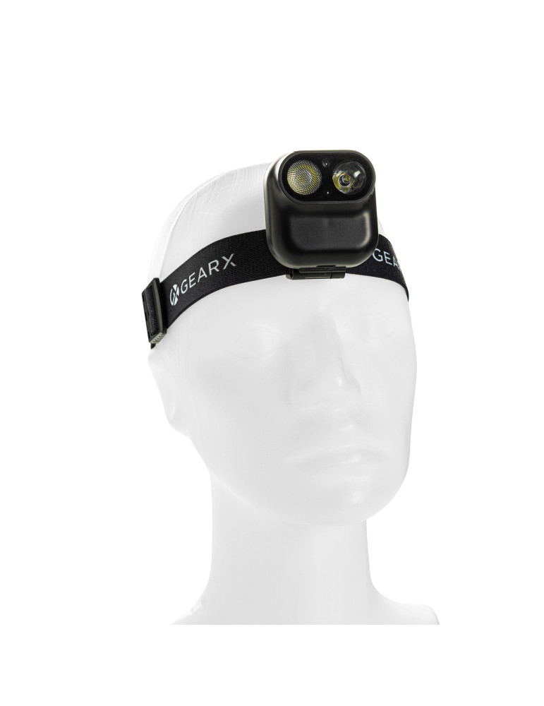 Lampe frontale GearX 500 lm à capteur RCS personnalisable