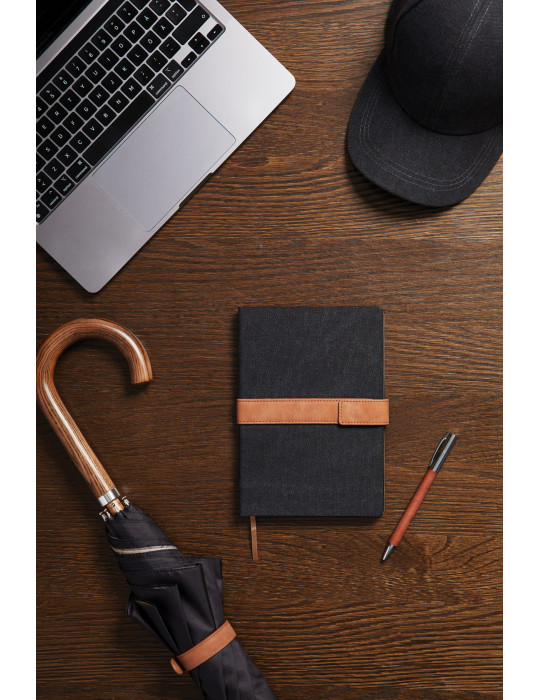 Carnet A5 Vinga Bosler à fermeture magnétique RCS personnalisable