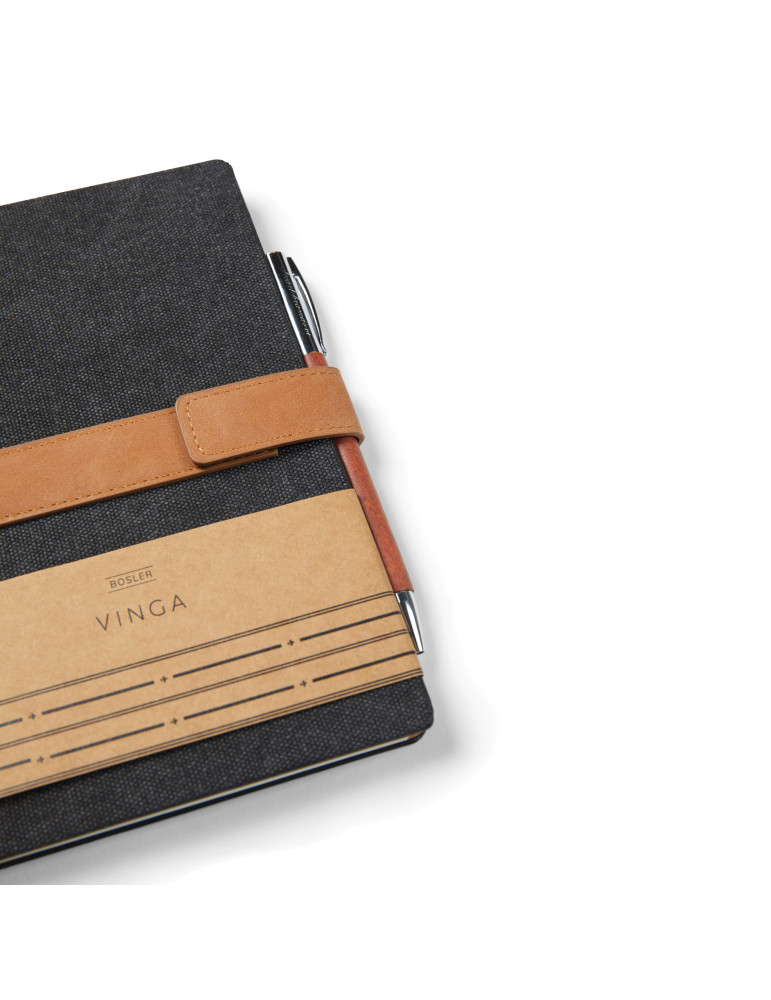 Carnet A5 Vinga Bosler à fermeture magnétique RCS personnalisable