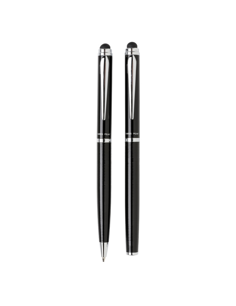 Set stylos Swiss Peak Deluxe en tube personnalisable
