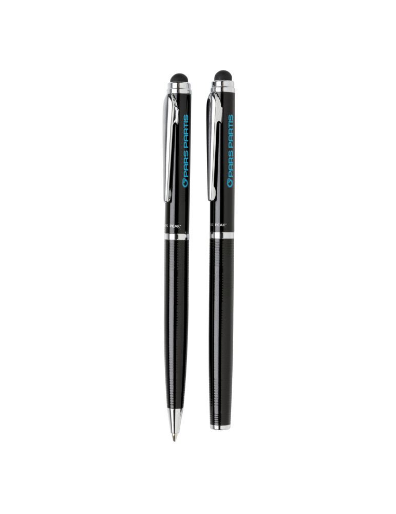 Set stylos Swiss Peak Deluxe en tube personnalisable