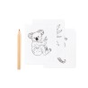 Set de Coloriage Personnalisé - Éco-responsable - LITTLE VANGOGH Matières : bois Couleurs : beige cadeau entreprise pas cher