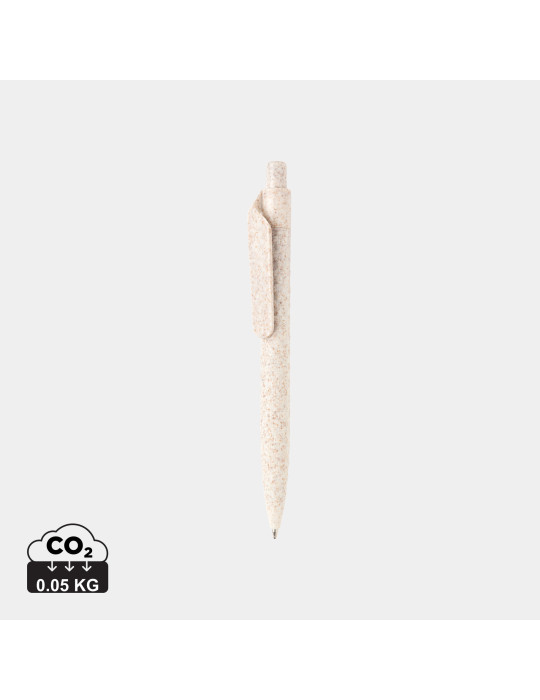 Stylo en fibre de paille de blé et ABS personnalisable