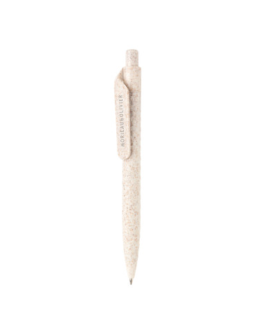 Stylo en fibre de paille de blé et ABS personnalisable 2
