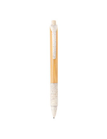 Stylo bambou et fibre de paille personnalisable 2