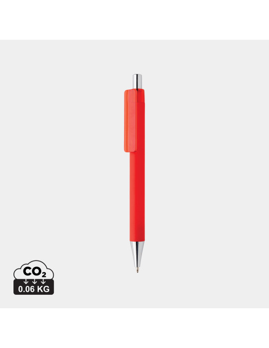 Stylo X8 finition gomme en ABS RCS personnalisable
