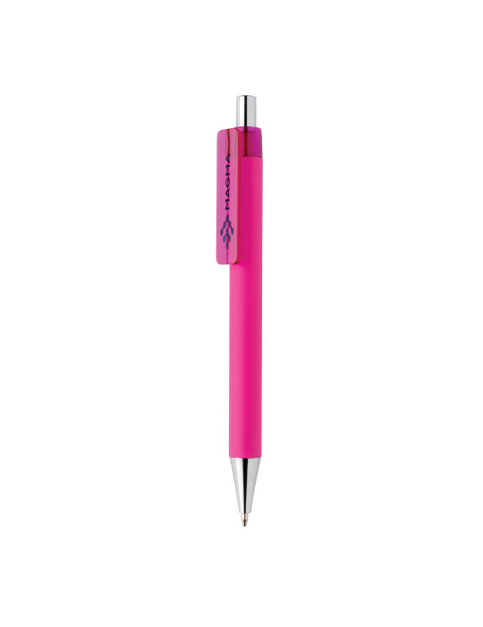 Stylo X8 finition gomme en ABS RCS personnalisable