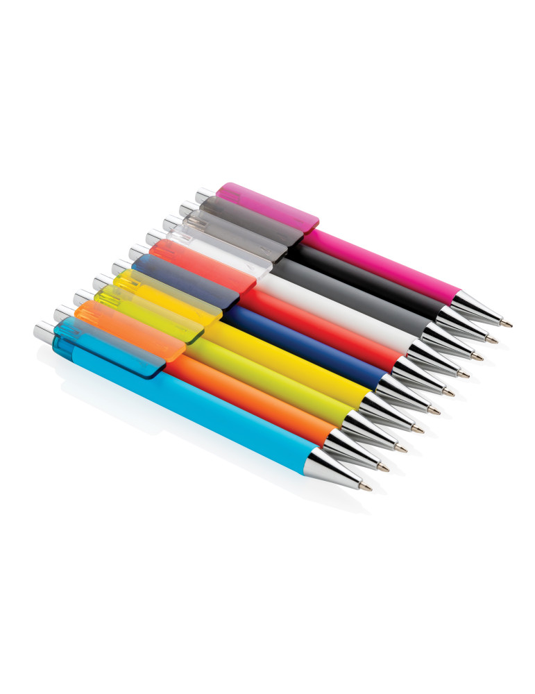 Stylo X8 finition gomme en ABS RCS personnalisable