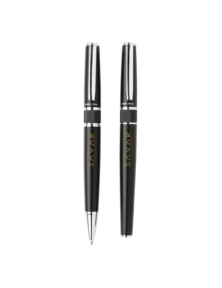 Set Swiss Peak roller et stylo métal personnalisable