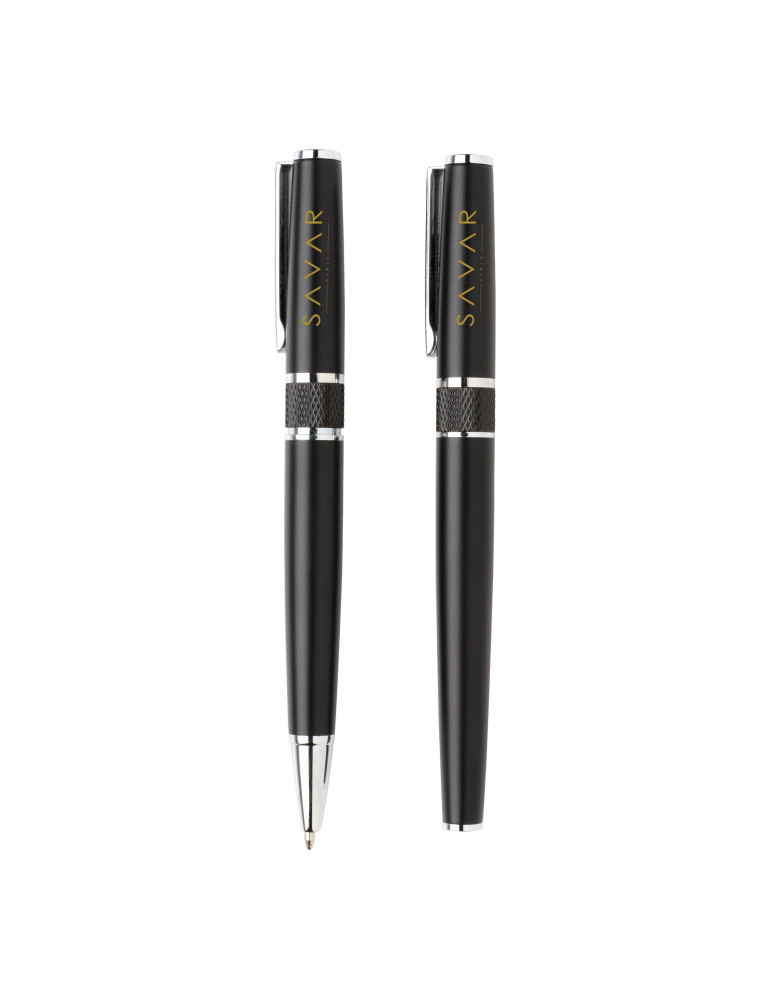 Set Swiss Peak roller et stylo métal personnalisable