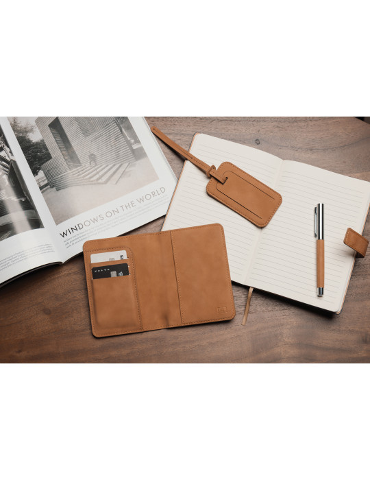 Étiquette bagage Vinga Bosler recyclée RCS personnalisable
