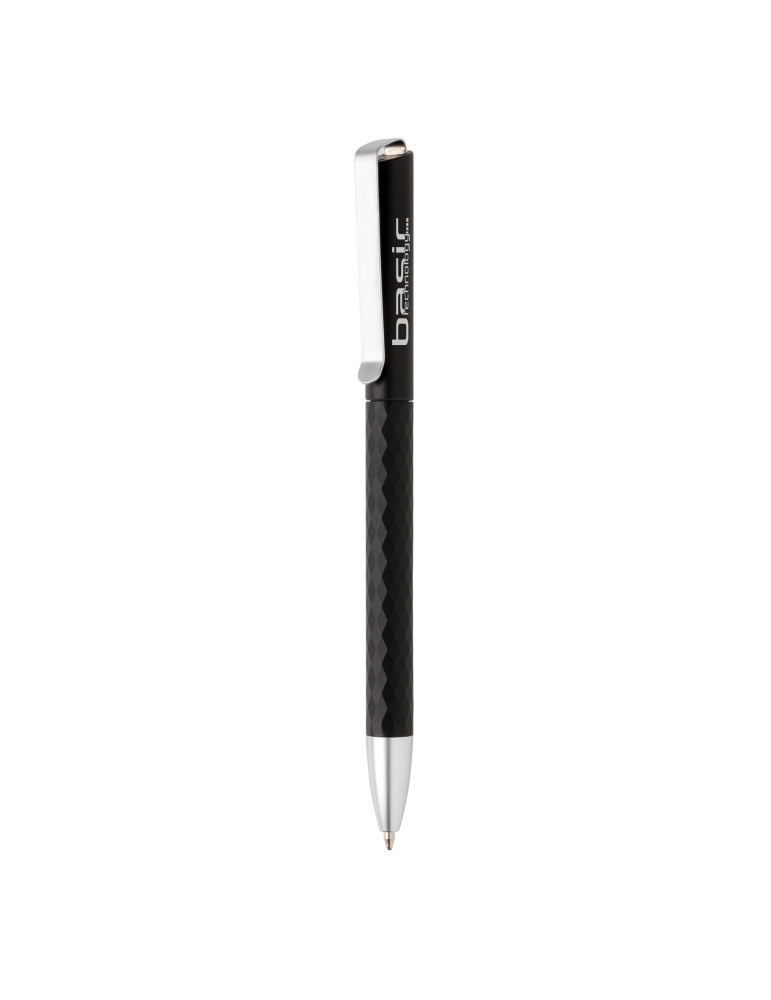Stylo X3.1 texturé à clip métal RCS personnalisable