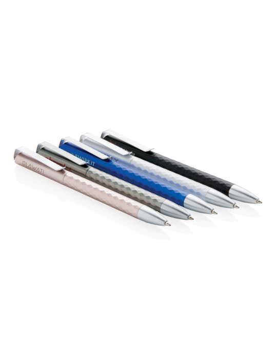 Stylo X3.1 texturé à clip métal RCS personnalisable