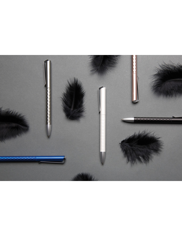 Stylo X3.1 texturé à clip métal RCS personnalisable