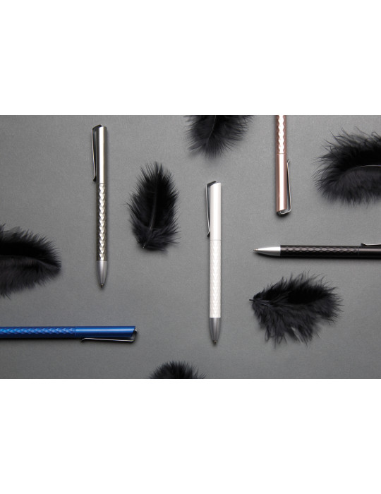 Stylo X3.1 texturé à clip métal RCS personnalisable