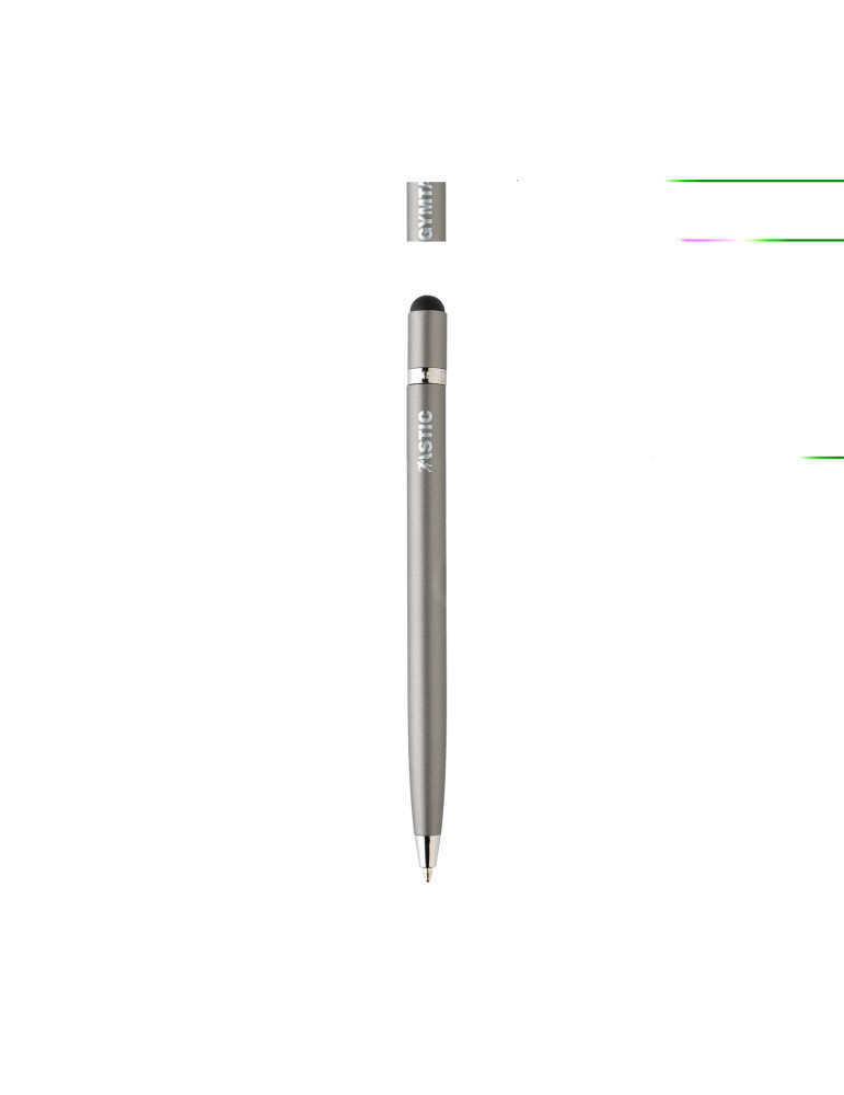 Stylo-stylet métal au design épuré personnalisable