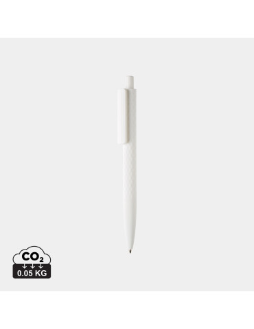 Stylo X3 gomme à détails blancs RCS personnalisable