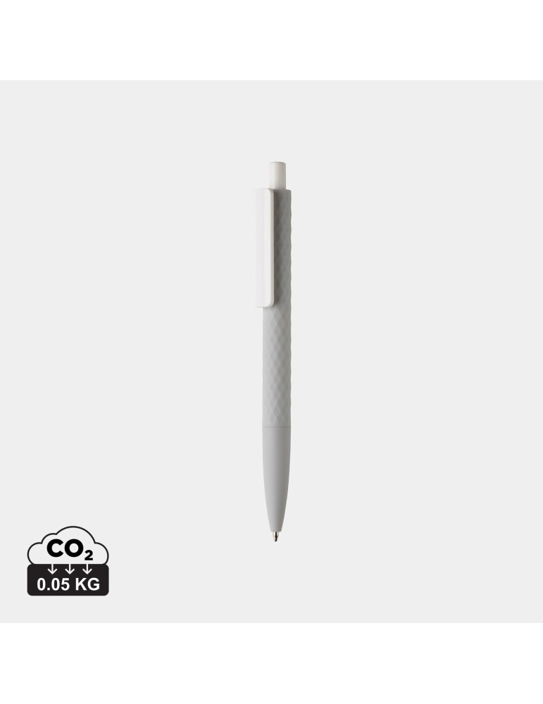 Stylo X3 gomme à détails blancs RCS personnalisable