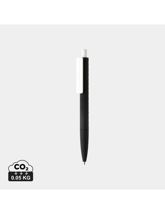 Stylo X3 gomme à détails blancs RCS personnalisable