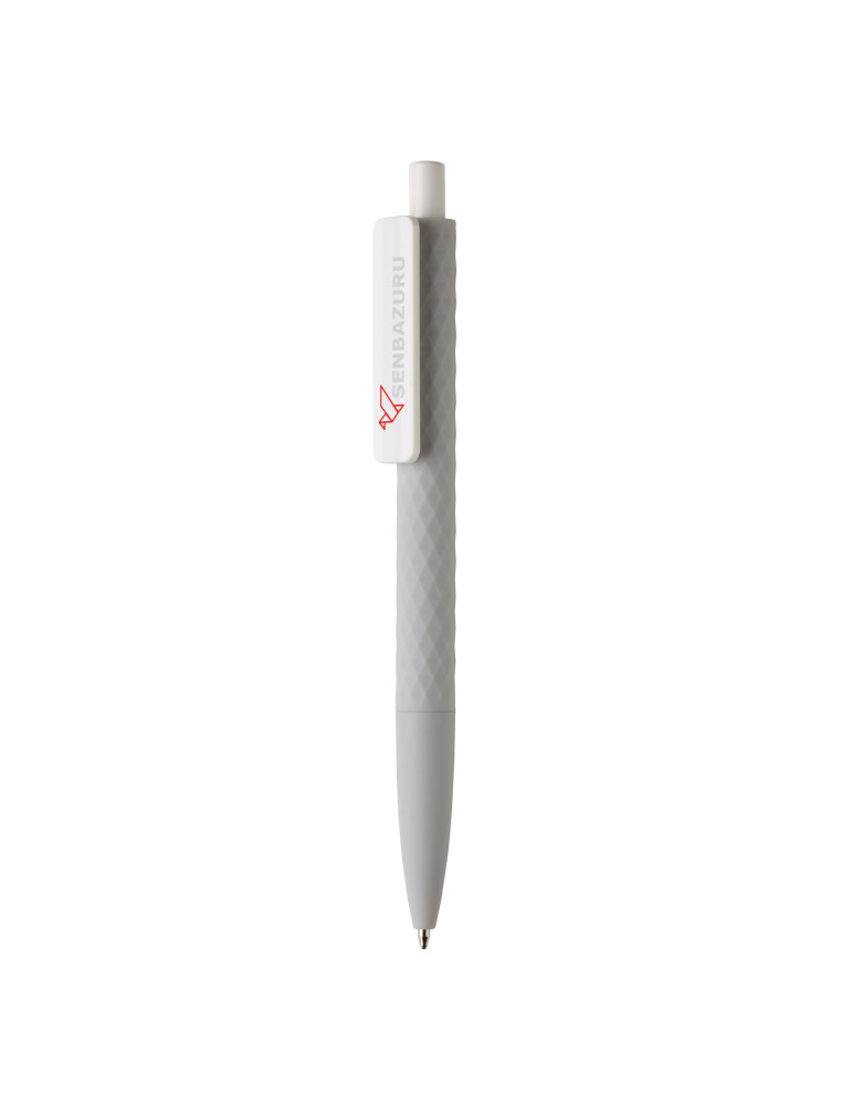 Stylo X3 gomme à détails blancs RCS personnalisable