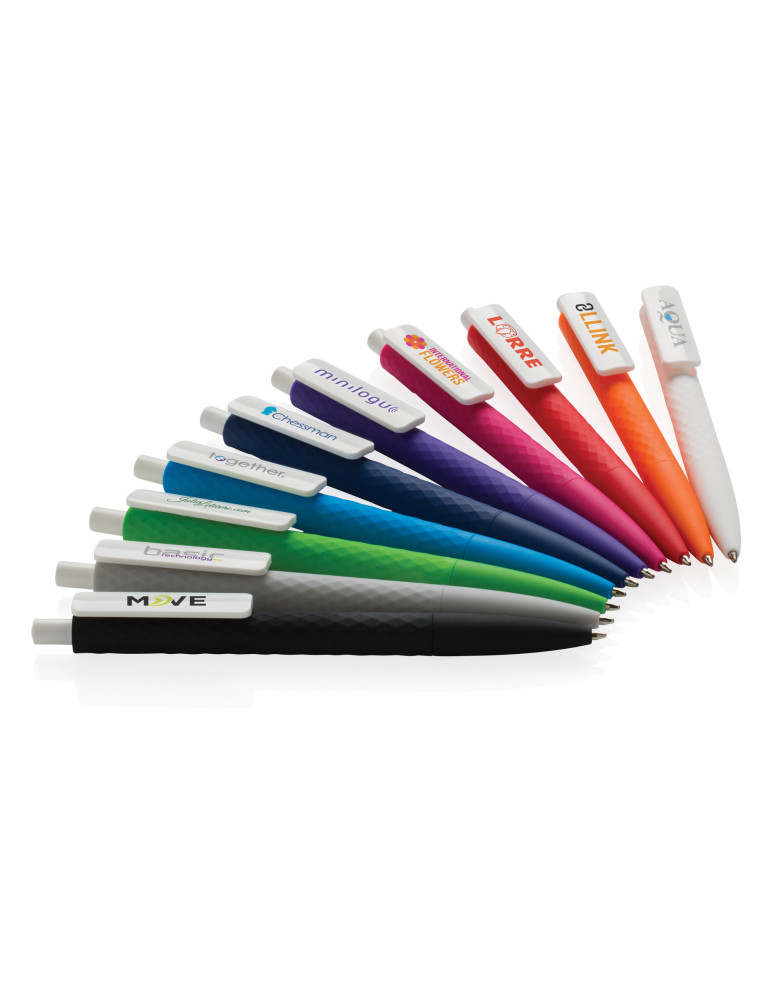 Stylo X3 gomme à détails blancs RCS personnalisable