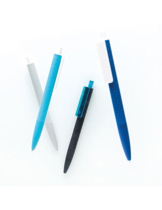 Stylo X3 gomme à détails blancs RCS personnalisable