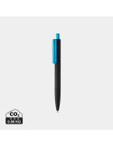 Stylo X3 finition gomme noire en ABS RCS personnalisable