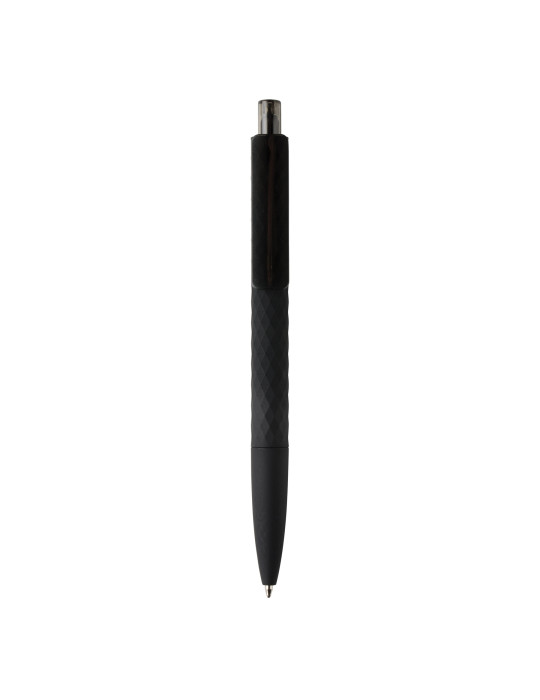 Stylo X3 finition gomme noire en ABS RCS personnalisable