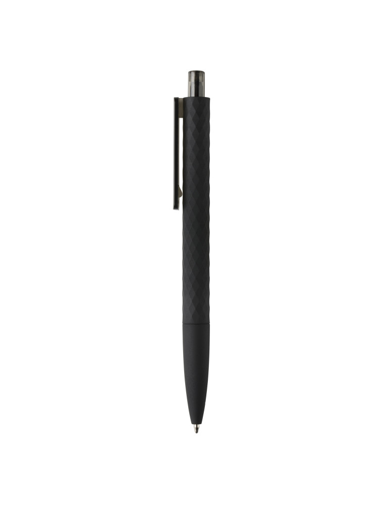Stylo X3 finition gomme noire en ABS RCS personnalisable