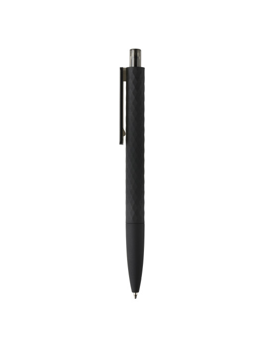 Stylo X3 finition gomme noire en ABS RCS personnalisable