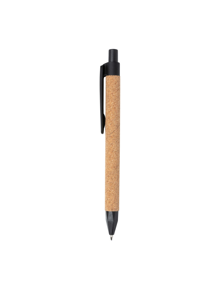 Stylo liège et fibre de paille personnalisable
