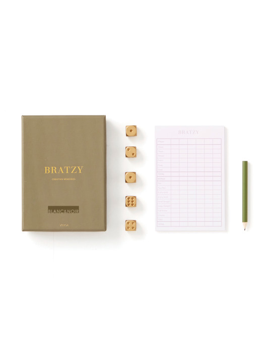 Jeu de dés de table Vinga Bratzy en coffret personnalisable