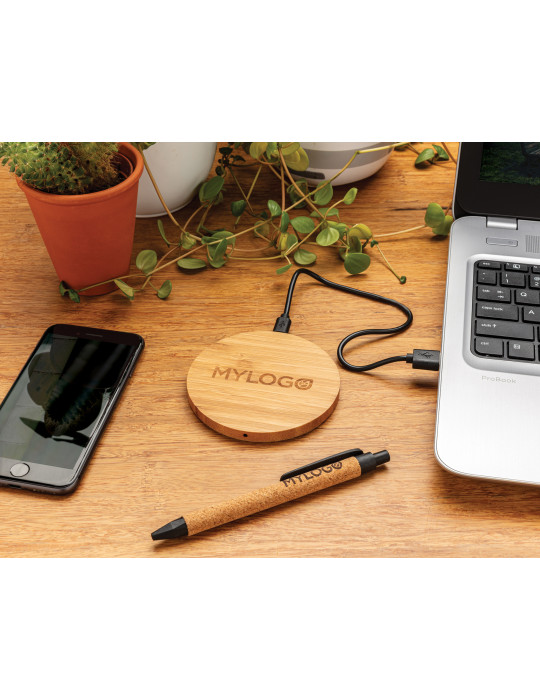 Stylo liège et fibre de paille personnalisable