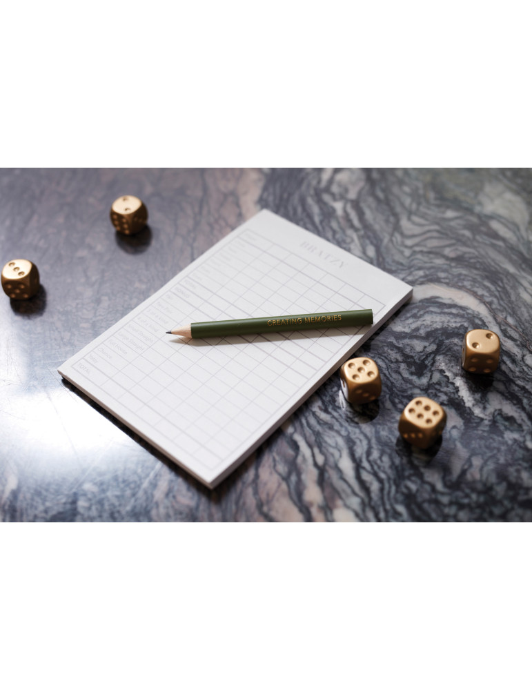 Jeu de dés de table Vinga Bratzy en coffret personnalisable